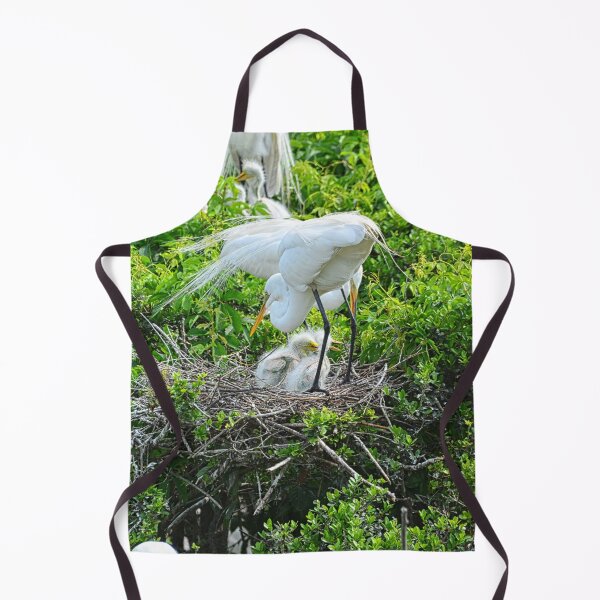 Item preview, Great Egret And Babies Vertical designed and sold by LisaWootenPhoto.