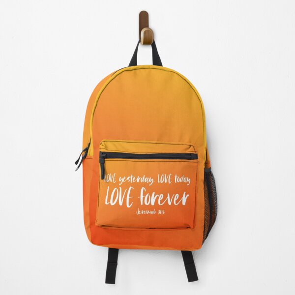 Item preview, Christian Bible Verse: Love yesterday, love today, love forever (white text) designed and sold by Ofeefee.