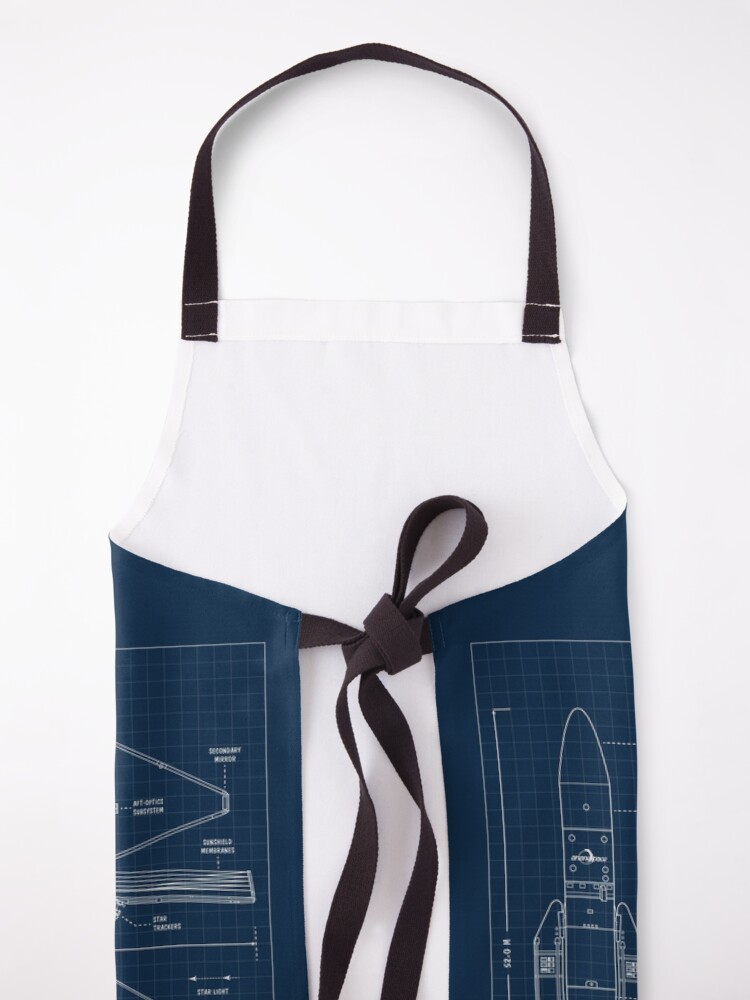Alternate view of James Webb Space Telescope (Navy Blueprint) Apron