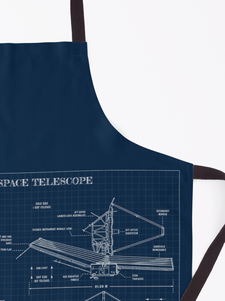 Alternate view of James Webb Space Telescope (Navy Blueprint) Apron