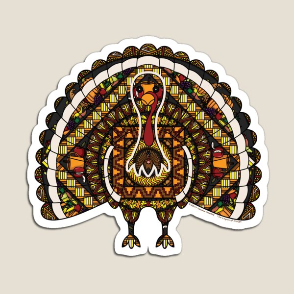 Fall Turkey Magnet