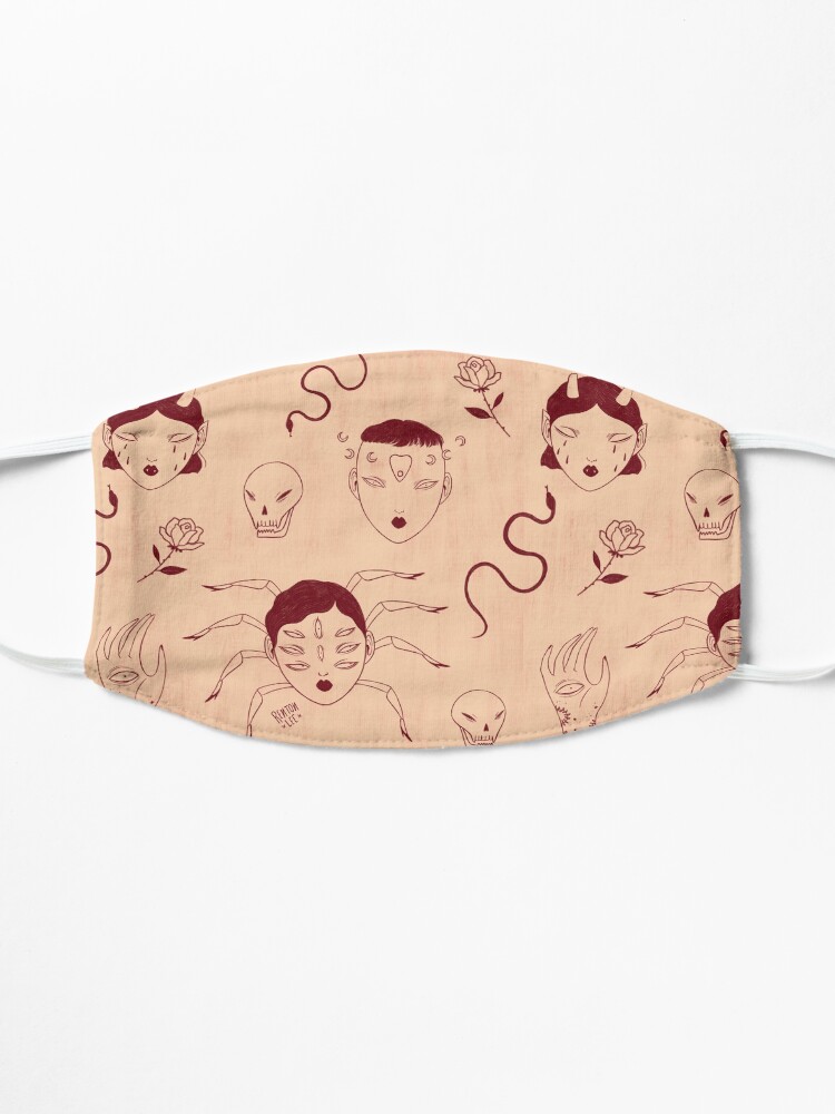 Alternate view of Witch Pattern Mask