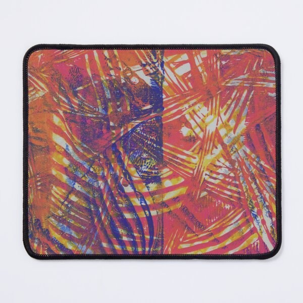 Item preview, Sunset Burst Gelli Print, Abstract Art designed and sold by ReinyBrain.