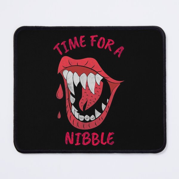 Item preview, Viscous Nasty Dripping Vampire Lips for Halloween. Time for a Nibble! designed and sold by UrTops.