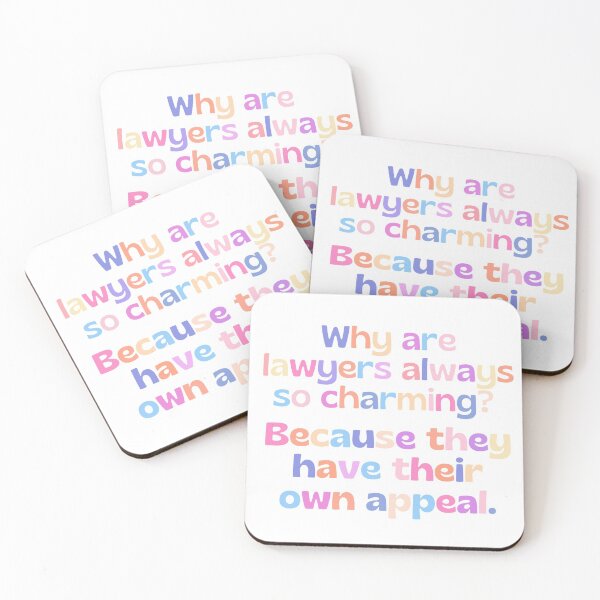 Item preview, Lawyer joke/pun - funny lawyer gift (color) #7 designed and sold by PickaSticka.