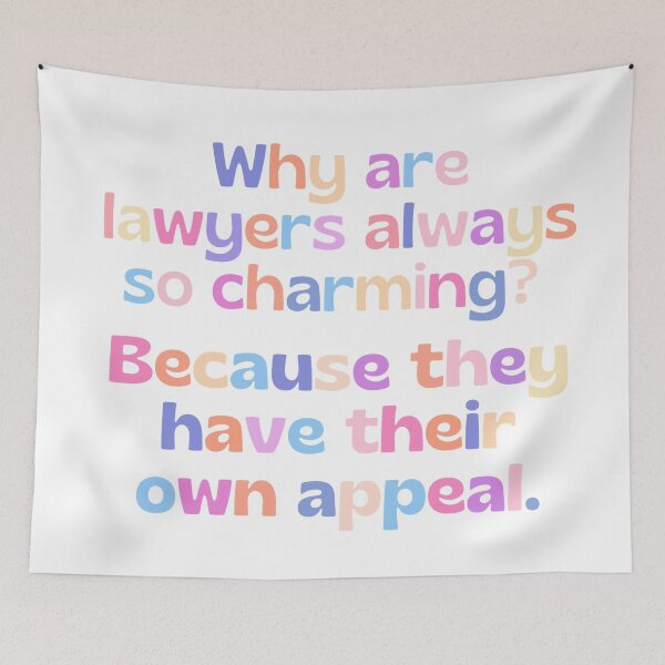Item preview, Lawyer joke/pun - funny lawyer gift (color) #7 designed and sold by PickaSticka.