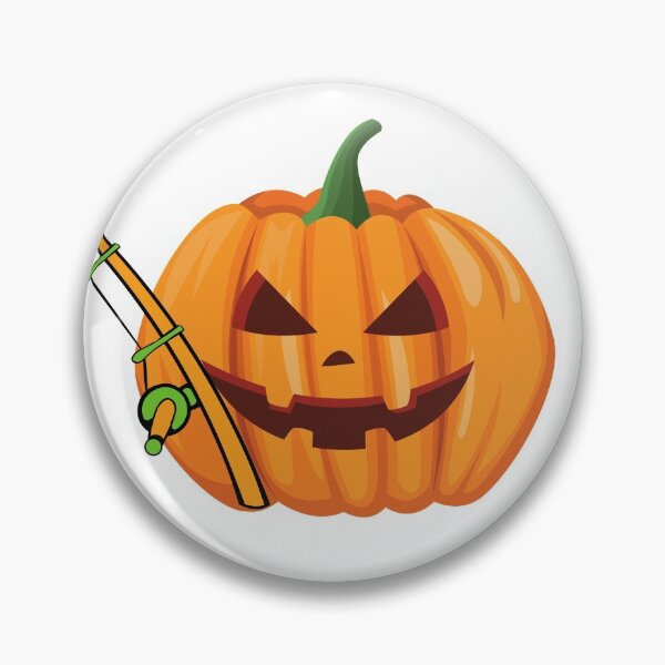 Item preview, Halloween fishing Pumpkin spooky party present designed and sold by Aedrikan.