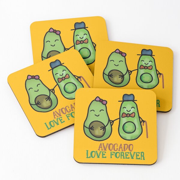 Item preview, Avocado love forever Husband and Wife Funny Design - blk designed and sold by Hurriyyatee.