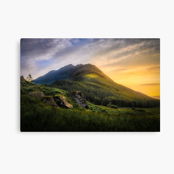 Mountain Sunset Canvas Print