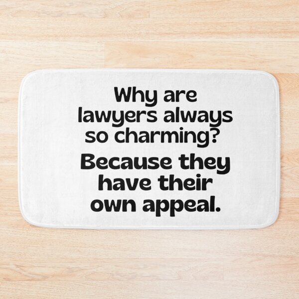 Item preview, Lawyer joke/pun - funny lawyer gift #7 designed and sold by PickaSticka.