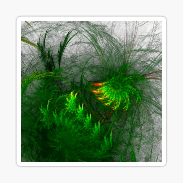 Jungle #fractal art Sticker