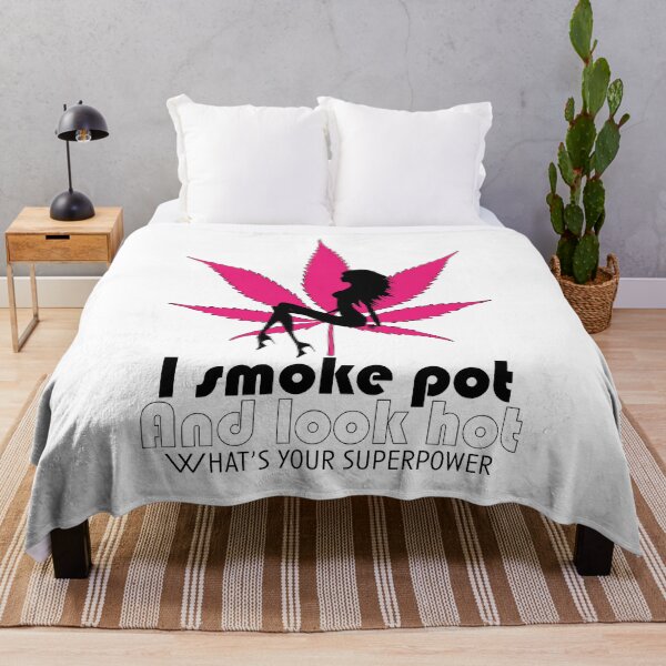 Item preview, I smoke pot and look hot, What's your superpower designed and sold by Jasmar0281.