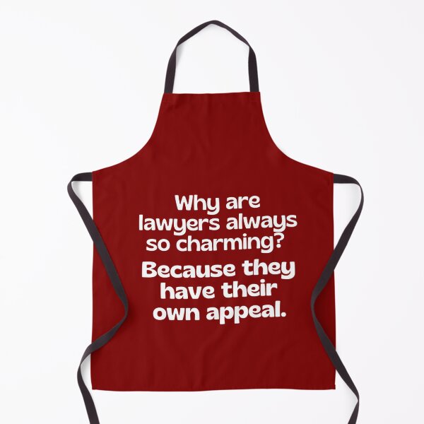 Item preview, Lawyer joke/pun - funny lawyer gift (white/grey) #7 designed and sold by PickaSticka.