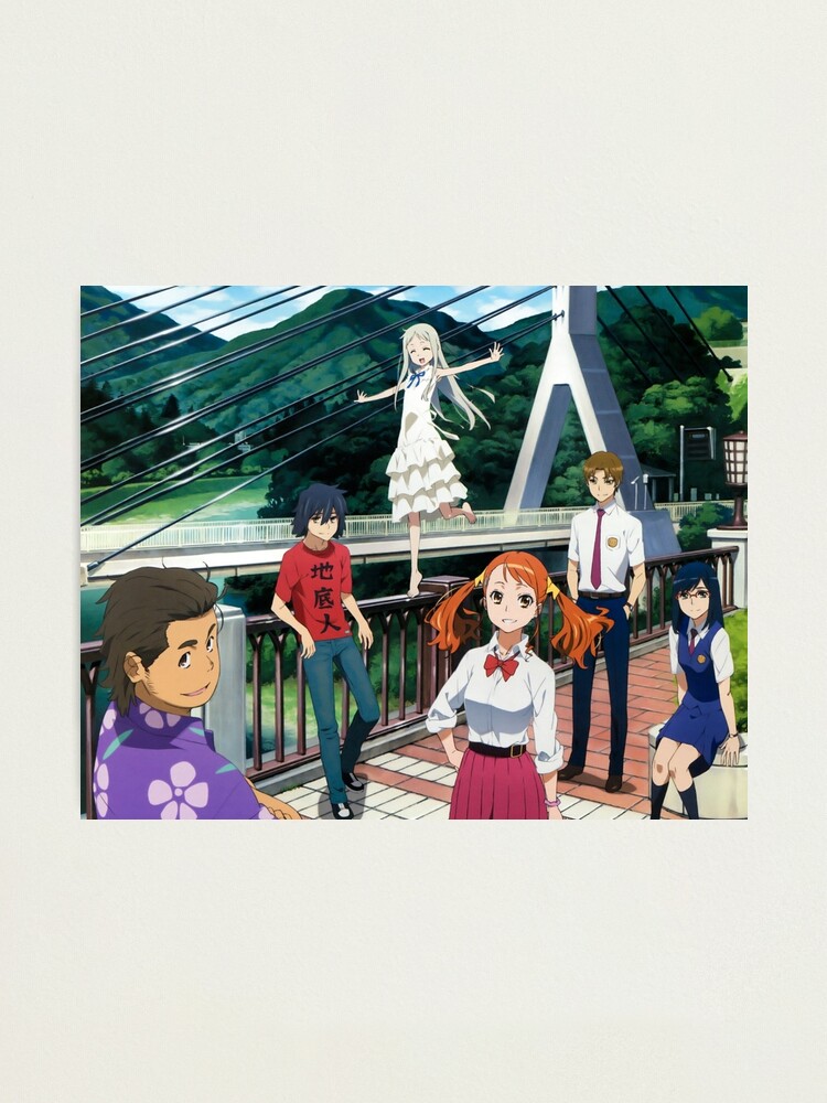 Anohana art print popular Christmas special!!!