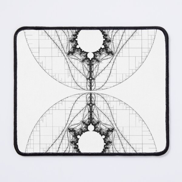 Item preview, Black - Linear Mandelbrot  designed and sold by Rupert Russell.