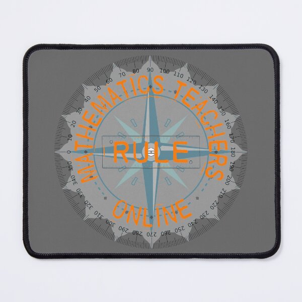 Item preview, Mathematics Teachers Rule Online. Online Learning, Distance Learning Unique and Special Math Design for Lighter Colors. designed and sold by UrTops.