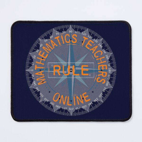 Item preview, Mathematics Teachers Rule Online. Online Learning, Distance Learning Unique and Special Math Design for Darker Colors. designed and sold by UrTops.
