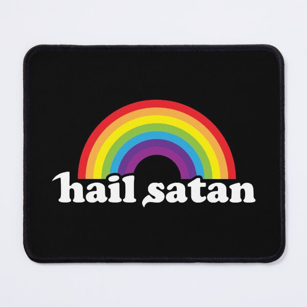 Artikelvorschau, Heil Satan Regenbogen entworfen und verkauft von abowlofsoda.