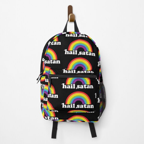 Item preview, Hail Satan Rainbow designed and sold by abowlofsoda.
