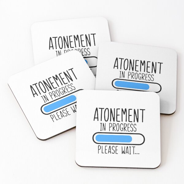 Item preview, Atonement in Progress Please Wait Black designed and sold by JewNana.