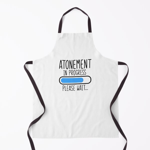 Item preview, Atonement in Progress Please Wait Black designed and sold by JewNana.