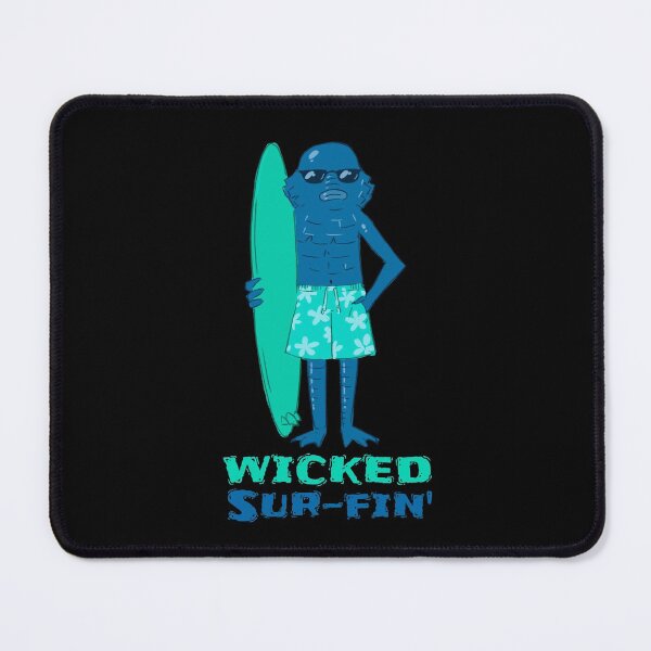 Item preview, Funny, Cool Surfer Blue Swamp Monster for Halloween or Anytime! designed and sold by UrTops.