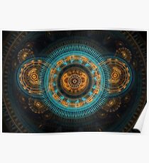 Mechanical butterfly Poster