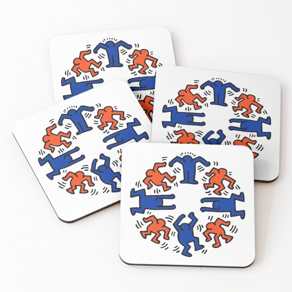 Item preview, Blue and Orange Groovy People designed and sold by bold-concepts.