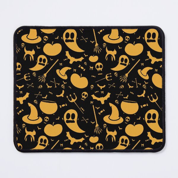 Item preview, Cute Halloween Pattern with all Your Favourite Halloween Icons and a Black Background. designed and sold by UrTops.