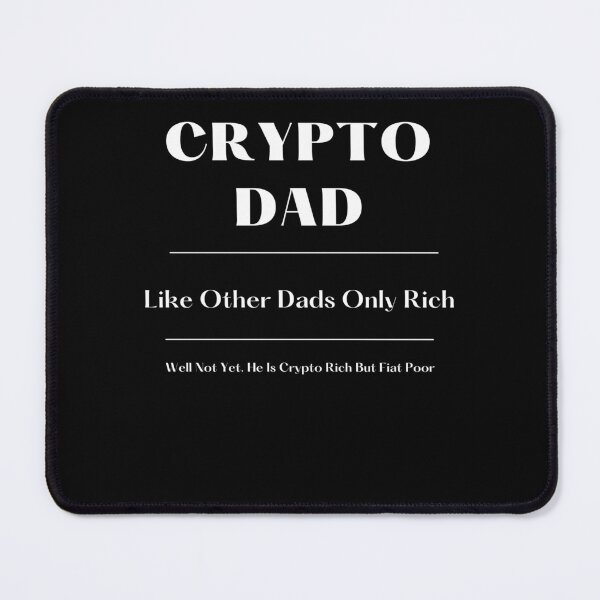 Item preview, Crypto Dad Funny Crypto Design designed and sold by Funny-Tees4U.