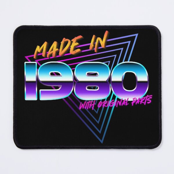 Item preview, made in 1980 • 44th birthday 80s birth year retro designed and sold by KleverOlivier.