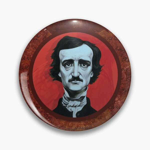 Item preview, Edgar Allan Poe (RED) designed and sold by creepyseb.