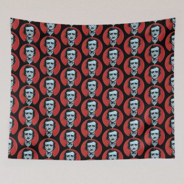 Item preview, Edgar Allan Poe (RED) designed and sold by creepyseb.
