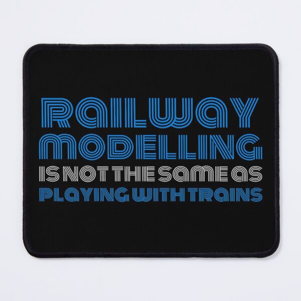 Item preview, Does it get your goat when somebody says that you are playing with trains when in fact you are a railway modeller?  Set the record straight with this design. designed and sold by UrTops.
