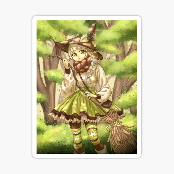 Elf Witch Sticker