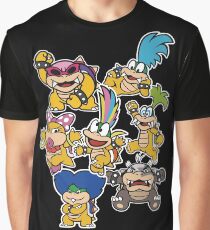 Koopalings - Paper Mario: Color Splash Graphic T-Shirt
