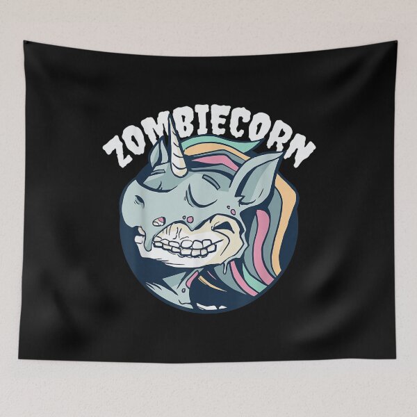 Item preview,  Zombiecorn Zombie Unicorn Halloween Illustration Holiday designed and sold by caral8.