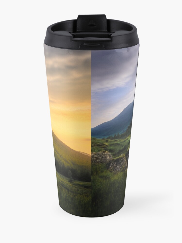 Alternate view of Mountain Sunset Travel Mug