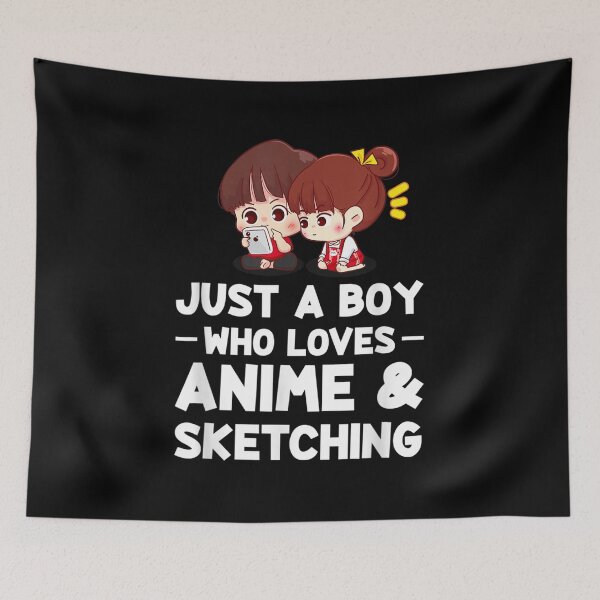 Item preview,  Anime Just Loves Sketching designed and sold by dominique235.