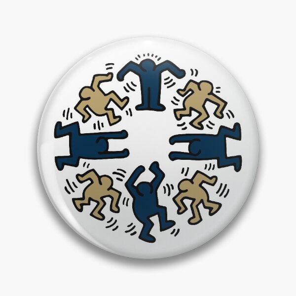 Item preview, Navy and Gold Groovy People designed and sold by bold-concepts.