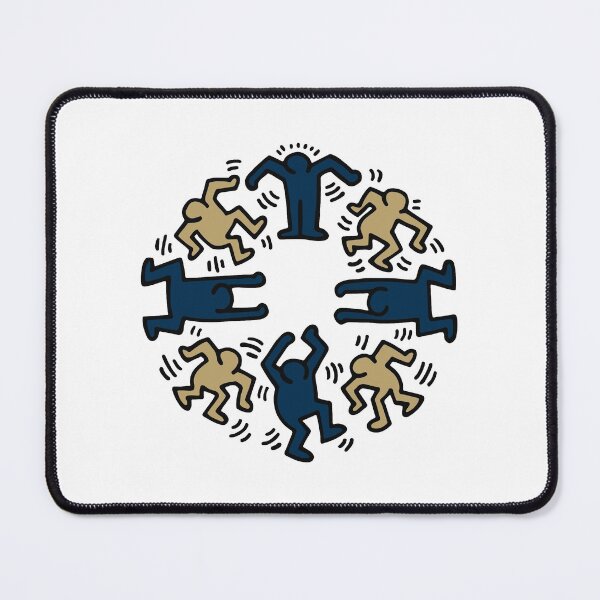Item preview, Navy and Gold Groovy People designed and sold by bold-concepts.