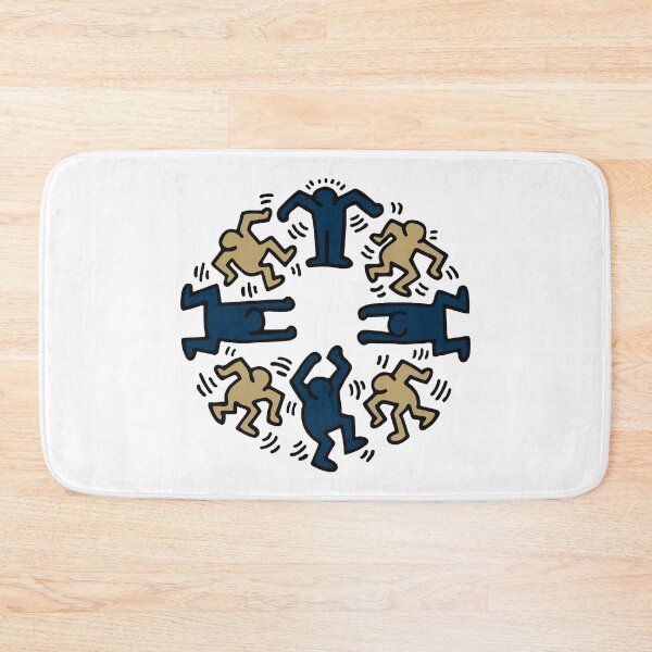 Item preview, Navy and Gold Groovy People designed and sold by bold-concepts.