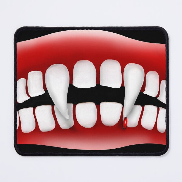 Item preview, Vampire toothy mouth and nose - original and unique to this artist! designed and sold by UrTops.