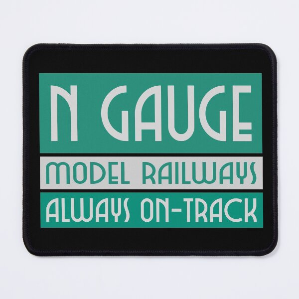 Item preview, Specially Made for N Gauge Model Railway Enthusiasts. Model Railways and Model Trains, Always on Track. Great Gift for the Model Railway Enthusiast in Your Life. Or Spoil Yourself! designed and sold by UrTops.