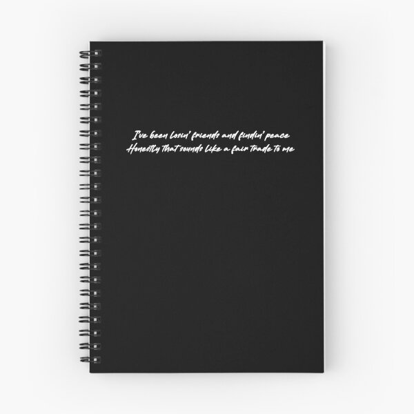Aperçu de l'œuvre " J'ai perdu des amis et j'ai trouvé la paix, honnêtement, cela me semble être un commerce équitable " Fair Trade Lyrics Drake créée et vendue par FusionsStudio.