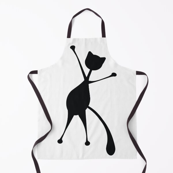 Item preview, Stretching oneself cat's silhouette designed and sold by Aenota.