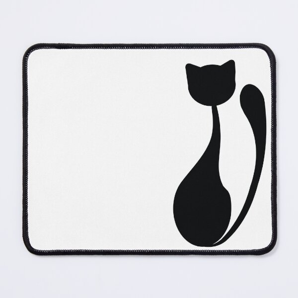Item preview, Black cat's silhouette designed and sold by Aenota.