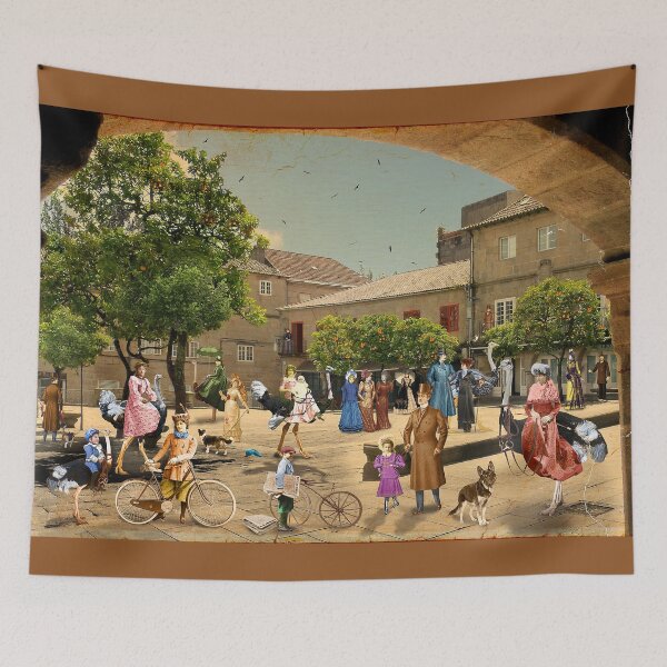 Item preview, The Ostriches of the Plaza del Teucro (Pontevedra) designed and sold by PrivateVices.