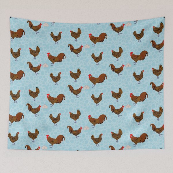 Item preview, Golden Spangled Hamburg Blue designed and sold by Ashley Gagnon.