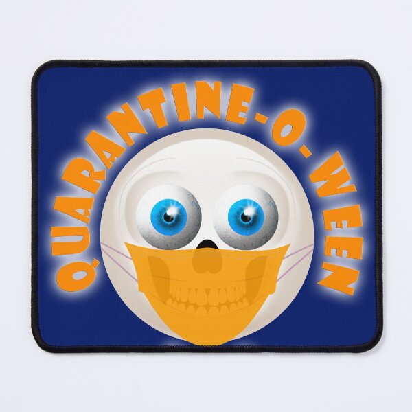 Item preview, Cute Skull with Face Mask for 2020 Quarantine-O-Ween Halloween designed and sold by UrTops.